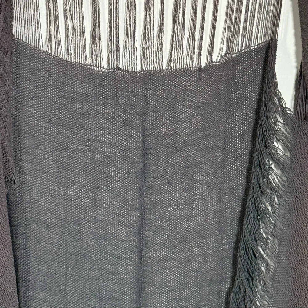 Caravana Tulum Plum Open Knit Gauze Boho Festival Desert Coachella Cardigan OS - Picture 5 of 11